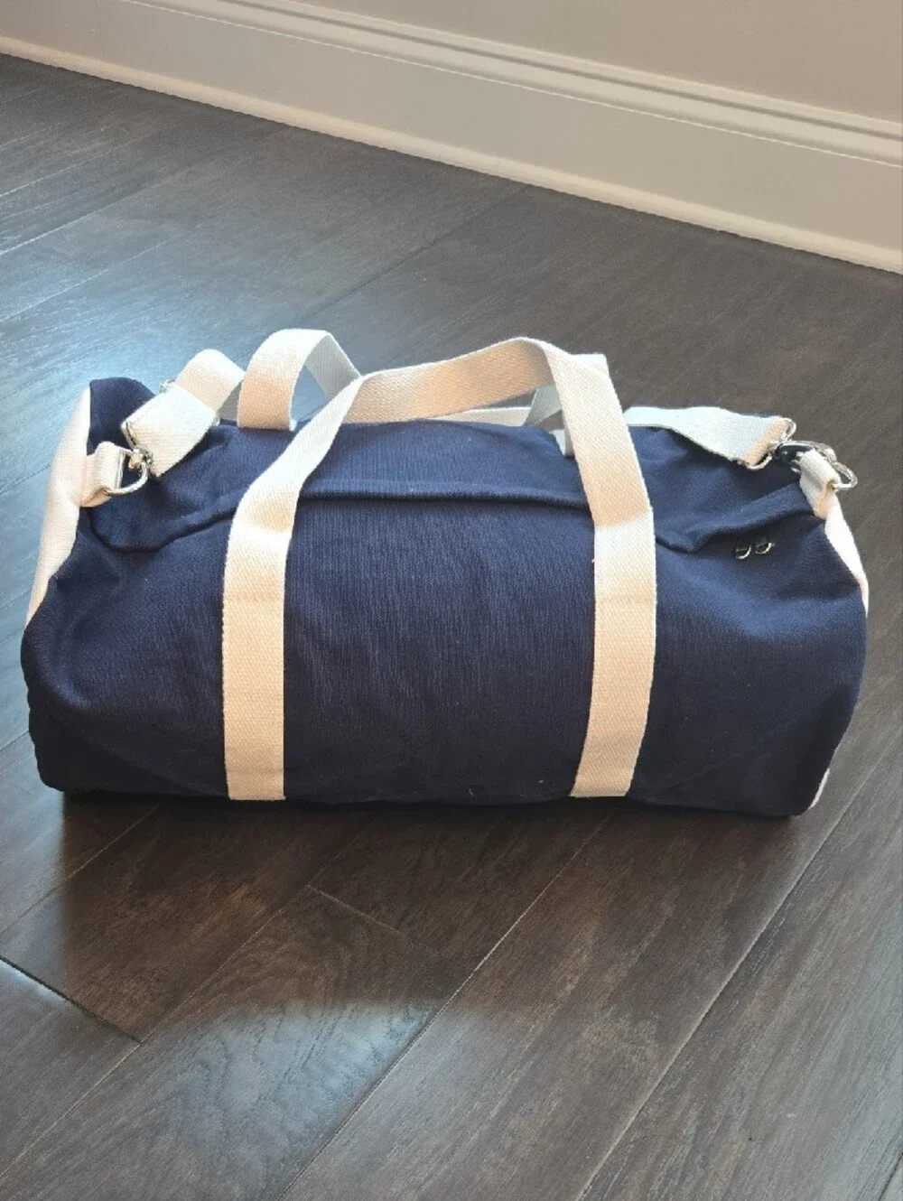 Miller Lite Navy & White Canvas Duffel Bag